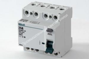 УЗО 03-4п 25А 30мА тип АС 6кА DEKraft 14233 1