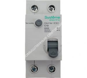 ДИФ 1P+N 10А 30мА 4.5kA тип AC City9 (C9D34610) 1