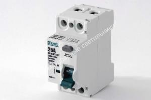 УЗО 03-2п 25А 30мА тип AC 6kA DEKraft 14207 1