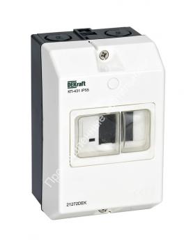 Корпус пластиковый для установки ВА-431 IP55 DEKraft 1