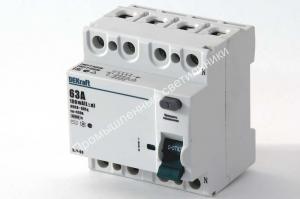 УЗО 03-4п 63А 100мА тип А 6кА DEKraft 14299 1