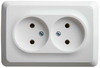 Розетка 2ОП Этюд угловая PA16-105B (9/72)