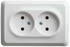 Розетка 2ОП Этюд угловая PA16-105B (9/72) 1
