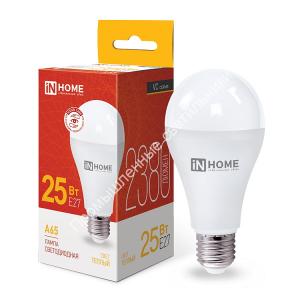 Лампа A65-VC 25W/3000K/E27/2380Lm IN HOME (10/100) 1