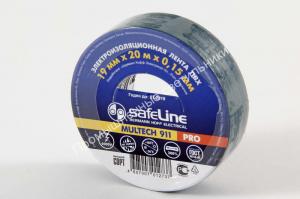 Изолента SafeLine 19/20 (зеленая) 85г. (10/200) 1