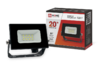Прожектор СДО-7  20W/6500K/1600Лм IP65 черный 230В IN HOME (40)