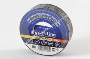 Изолента SafeLine 19/20 (черная) 85г. (10/200) 1
