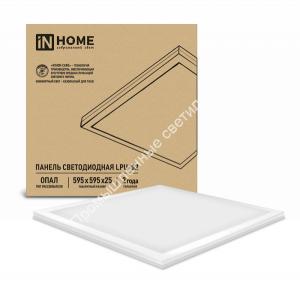Панель LPU-02-EMERGENCY 40W/6500K/3300Lm ОПАЛ 595х595х25мм без БАП IP40 IN HOME РАСПРОДАЖА 1