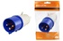 Вилка силовая TDM 013 кабельная 2P+PE 16А/220В IP44 (10) 1