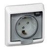 Розетка СП ПГ Этюд з.к. IP44 шторки PC16-044B (14/84)