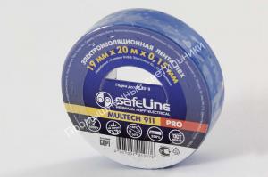 Изолента SafeLine 19/20 (синяя) 85г. (10/200) 1