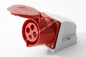 Розетка РС102-4-32/IP44/3Р+PE DEKraft 26032 РАСПРОДАЖА 1