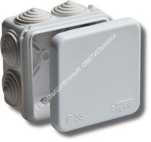 Коробка распаячная ОП 67030Б 70х70х40 белая IP55 (162) Рувинил 1