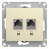 Розетка 2СП GLOSSA б/р комп. GSL000185KK (10/160) 1