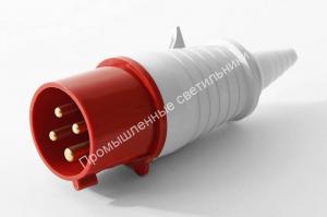 Вилка ВП102-4-63/IP67/3Р+PE DEKraft 26007 РАСПРОДАЖА 1